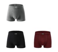 Men's Underwear Boxer Brief Pack of 1/2/3 Men's Cotton Boxers Plus Size for 95-220kg Large Size Underwear High 0XL-8XL Assorted Colors(Black gray red,6XL(185-200kg))