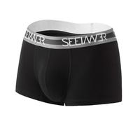 Mens Underwear Boxers Bamboo, Men's Four Corner Shorts Breathable Lightweight Large Size Comfortable Underwear for Daily Wear