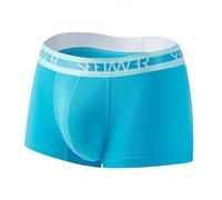 Mens Underwear Boxers Bamboo, Men's Four Corner Shorts Breathable Lightweight Large Size Comfortable Underwear for Daily Wear