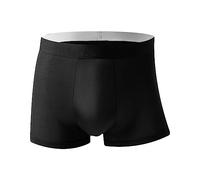 Mens Underwear Boxers Ice Silk Underwear, Trunks for Men Long Leg Boxers Cool Soft Stretch Bulge Seamless/mesh Breathable Underpants Mens Underpants Mens Funny Boxers