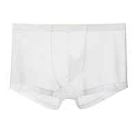 Mens Underwear Boxers Sexy Boxer Shorts for Men Novelty See Through Trunks Tag Free Sheer Underpants Plain Colour Boxer Briefs Funny Underwear for The Bedroom Naughty Panties