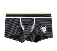 Mens Underwear Elephant Underwear Trunk Men Underwear T Shape Double Open Cut Color Matching Mesh Underwear Low Waist Sexy Underwear for the Bedroom Daily Wear Black