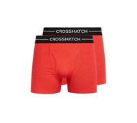 Mens Underwear 'HEXTER' 2 Pack Multipack Boxer Shorts - Red