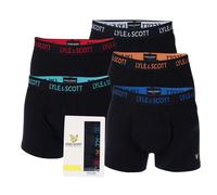 Men's Underwear Lyle And Scott Miller 5 Pack Boxer Shorts in Black