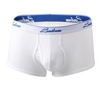Men's Underwear Product Category Mens Underwear | Product Title Large A-Threaded Solid Color Comfortable Absorbing Quick Drying Summer Breathable Four-Corner Pants for Daily Comfort (White- XXL)