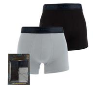 Men's Underwear Ted Baker 2 Pack of Modal Trunks in Black