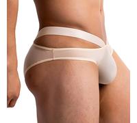 Mens Underwear Trunks Bamboo, 2025 Summer U Design Thin Low Waist Men's Triangle Underwear for Night Club Comfortable Breathable GAY Style