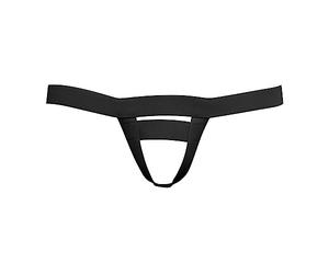 Mens Underwear with Hanging Ring Loop for Lifting & Scrotal Support Shorts, Soft & Breathable Polyester, Sexy See-Through Design, Comfortable All-Day Wear, Various Black