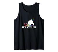 Mens Unicorn Wrangler Unicorn Hunter Polyamory Couple Polyamorist Tank Top