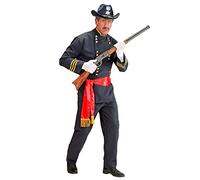 Mens Union General Blue Costume Extra Large UK 46" for Wild West Cowboy Fancy Dress