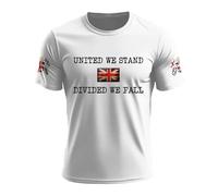 Mens Union Jack T Shirts Queen Platinum Jubilee Casual Crew Neck Shirts Workout Plain Gym Top Moisture Wicking Active Athletic Sport Tops Vintage T King Charles 2026 (#001 White,XL)