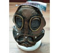 Mens Unisex Victorian Steampunk Gas Mask Latex Fancy Dress Halloween Costume NEW
