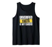 Mens Unverified Facts is My Cardio Funny Documentary Watchers Tank Top