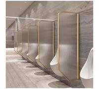 Men's Urinal Privacy Screen Baffle - 3 Pcs Tempered Glass Wall-Mounted Divider for Public Toilets, Ideal for Schools, Bars, Hotels - Durable Urinal Partition Protection