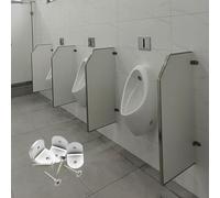 Men's Urinal - Waterproof Pvc Wall-mounted Divider For Public Restrooms, Hotels, Schools & Bars - Durable Toilet Partition For Enhanced Privacy 4pcs 40 x 90cm