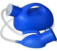 Mens Urinal with Hand-held Portable Urine Cup Leak-Proof Male urinals for Old Men,Large Plastic Pee Holder for Incontinence,Elderly,Travel,Driving,Camping 2000 ml Large Capacity White