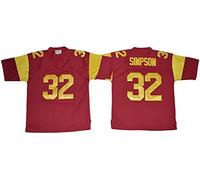 Men's USC Trojans #32 O.J Simpson College Football Jersey White Medium