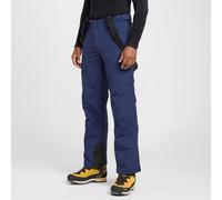 The Edge Men's Vallnord Salopettes with Removable Elastic Braces, Reinforced Kick Patches and Ankle Gaiters, Mens Waterproof Trousers, Ideal for Skiing and Snowboarding (M, Navy)