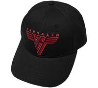 Men's Van Halen Classic Red Logo Baseball Cap Black