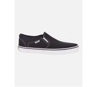 Vans Men's Mn Asher Sneaker, Black Canvas Black White 187, 8 UK