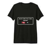 Mens Vasectomy Vasectomies Delete Save Files Confirm? Premium T-Shirt