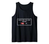 Mens Vasectomy Vasectomies Delete Save Files Confirm? Tank Top