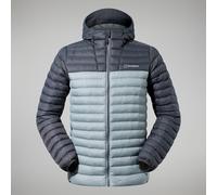 Berghaus Men's Vaskye Synthetic Insulated Jacket | Extra Warm | Durable Coat | Puffer Jacket | Lightweight Design Insulated Jacket, Monument/Grey Pinstripe, M