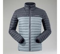 Berghaus Men's Vaskye Synthetic Insulated Jacket | Extra Warm | Durable Coat | Lightweight Design | Puffer Jacket, Monument/Grey Pinstripe
