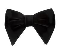 Mens Velvet Bow Tie Oversized Pre-Tied Solid Color Tuxedo Bowtie Adjustable Velvet Pre-tied Bowtie Solid Color Tuxedo Big Bow tie Colour Butterfly Bow Ties for Party Wedding Birthday Groom Formal