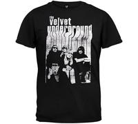 Men's Velvet Underground Band with Nico Fitted T Shirt Black XL