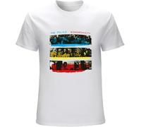 Men's Vems The Police Syncronicity T Shirt Rock N Roll Music Band Tee White