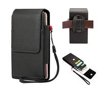 Mens Vertical Leather Belt Case Holster 2 Phone Pouch Wallet with Clip for Samsung Galaxy Note 20 /Note20 Ultra/S23 ultra/S22+/S21 Ultra/Note10Lite/Note10+/9/8/A34/A52 5G/A71 5G