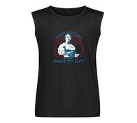 Men's Vest Come with Me If You Want to Lift Men's Sleeveless T Shirt Casual Tops Clothing Black L