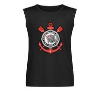 Men's Vest Man's Round Neck Sport Club Corinthians Paulista Sports M 3XL Men's Sleeveless T Shirt Casual Tops Clothing Black XL