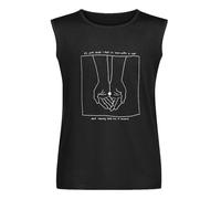 Men's Vest Mitski Bury Me at Makeout Creek Men's Music Artist Indie Mitski European and American s Cotton Tee Shirt Men's Sleeveless T Shirt Casual Tops Clothing Black M