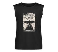 Men's Vest Motion-Less in Wh-ITE Men's Round Neck Short Sleeve Top Pure Cotton Pullover M Men's Sleeveless T Shirt Casual Tops Clothing Black XL