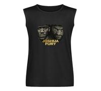 Men's Vest Tank Anthony Joshua Vs Tyson Fury Men's Vest Sleeveless T Shirt Casual Tops Clothing BlackM