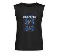 Men's Vest Tank EU Size 100% Cotton T Shirt Roman Reigns Unleash The Big Dog Wrestling Tshirt Male Short Sleeve Camisetas Men's Sleeveless T Shirt Casual Tops Clothing Black L