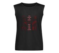 Men's Vest Tank First and Last and Always by Sisters of Mercy, The Men's Sleeveless T Shirt Casual Tops Clothing Black L
