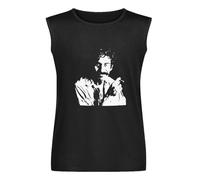 Men's Vest Tank Jim Croce Rock Folk Singer Vintage Retro 1960'S 1970'S Birthday Present Men's Sleeveless T Shirt Casual Tops Clothing Black 3XL