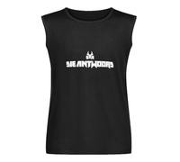 Men's Vest Tank Men's Die Antwoord Logo T Shirt O Neck Men's Sleeveless T Shirt Casual Tops Clothing Black S