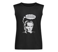 Men's Vest Tank Patrick Bateman Videotapes - Cult Movie Inspired American Psycho Men's Sleeveless T Shirt Casual Tops Clothing Black XL