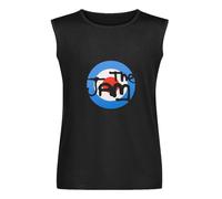 Men's Vest Tank The Jam Black Target Logo Men's Sleeveless T Shirt Casual Tops Clothing Black XXL