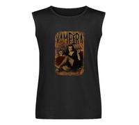 Men's Vest Tank The Vampira Show B-Movie Horror Poster Vampire Goth Men's Sleeveless T Shirt Casual Tops Clothing Black M