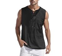 Mens Vest Tank Tops Hooded Gym Shirt Sleeveless Plain Color Running Athletic Sports Muscle Bodybuilding Tshirts Mens Tank Tops Summer Mens Thermal Vests 2 Pack Mens Shirts Short Sleeve A-Black