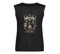 Men's Vest Tank Watain Lawless Fire New Black Metal Band Group Merch Fan Men's Vest Sleeveless T Shirt Casual Tops Clothing Blacks