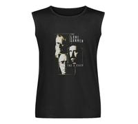 Men's Vest Tank X-Files Horror Sci-Fi Thriller Tv Series The Lone Gunmen Headshot Men's Vest Sleeveless T Shirt Casual Tops Clothing Black