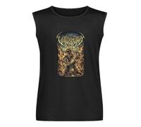 Men's Vest TankBloodhoof Vulvodynia Brutal Deathcore T-Shirt Graphic Printed Top Tee for Men's Sleeveless T Shirt Casual Tops Clothing Black 3XL