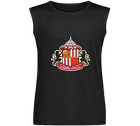 Men's Vest TankKongkong Mens Sunderland AFC Logo Tee Sweatshirt Men's Sleeveless T Shirt Casual Tops Clothing