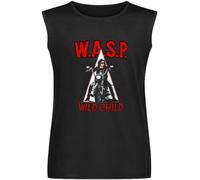 Men's Vest TankStill W.A.S.P. Wild Men Heavy Metal Band Wasp Twisted Sister Unisex T Shirt Men's Sleeveless T Shirt Casual Tops Clothing Black